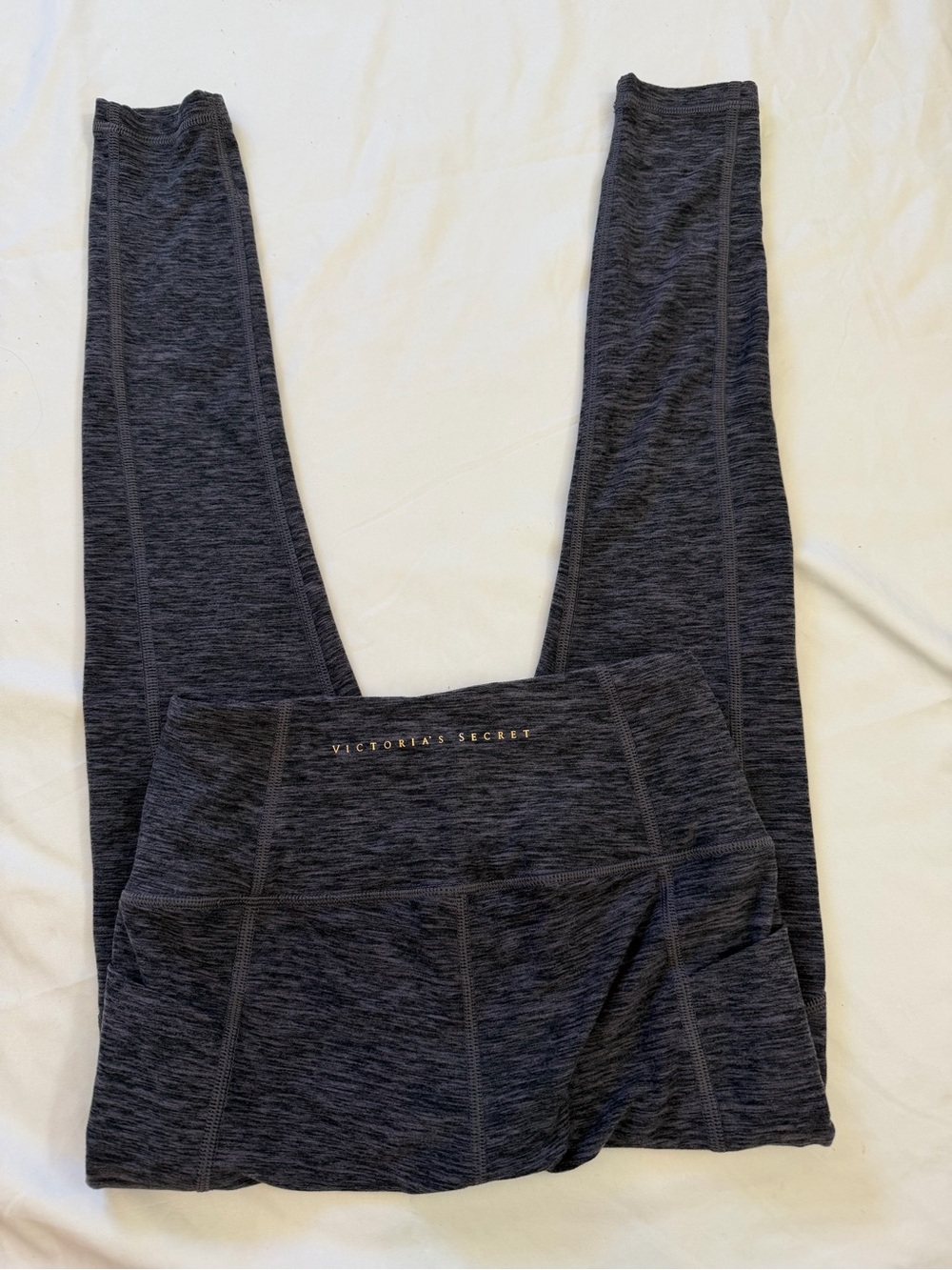 Victoria's Secret Gray Heathered Active Leggings